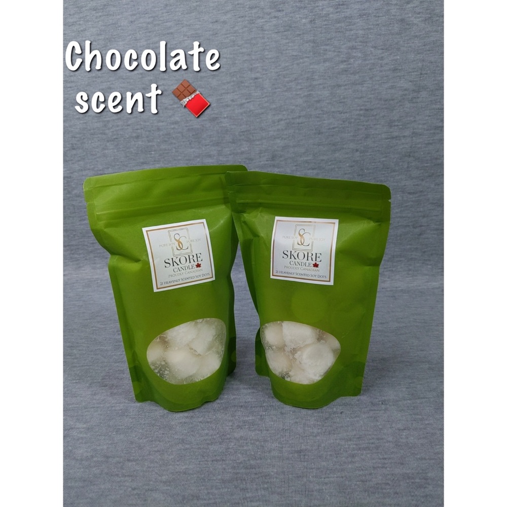 👯‍♀️Host Pick⚡️ Made in 🇨🇦 2 pcks-Skore Candle-Hot Chocolate Soy Dots